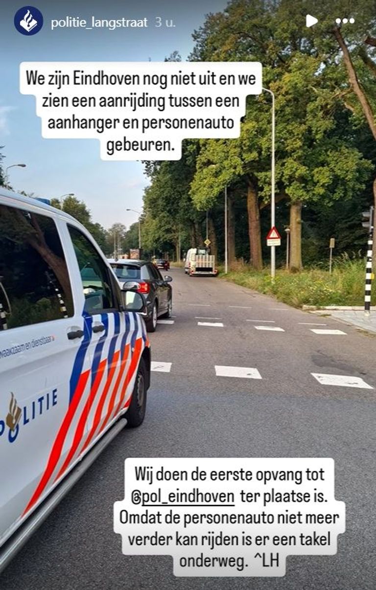 Foto: Instagram politie Langstraat