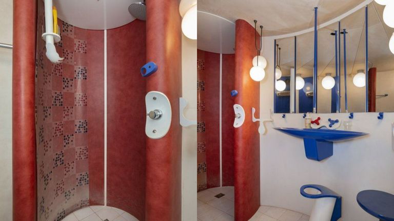 De badkamer is erg kleurijk (foto: Schep Makerlaardij).