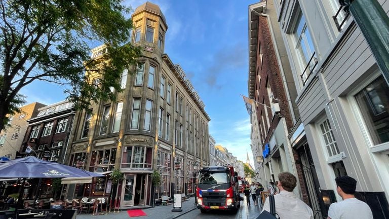 Brand in de binnenstad van Breda (foto: Eva de Schipper).