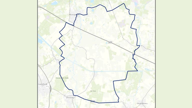 In het gebied van drie kilometer rond het besmette bedrijf in Moergestel liggen zes andere pluimveebedrijven. 