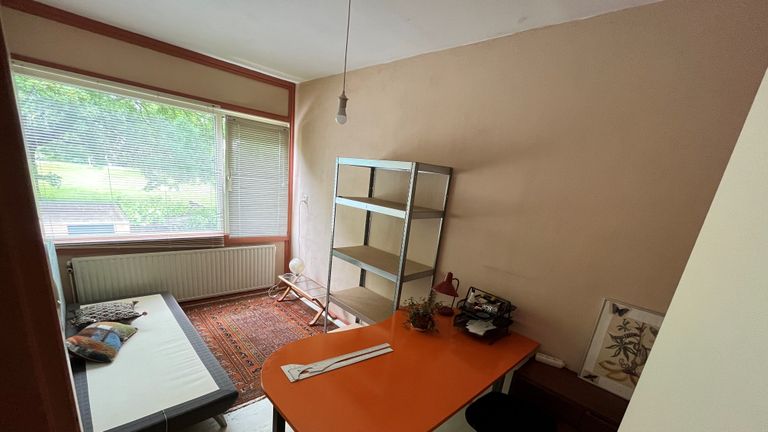 Een van de kamers die Oliver gaat huren (foto: Rogier van Son).