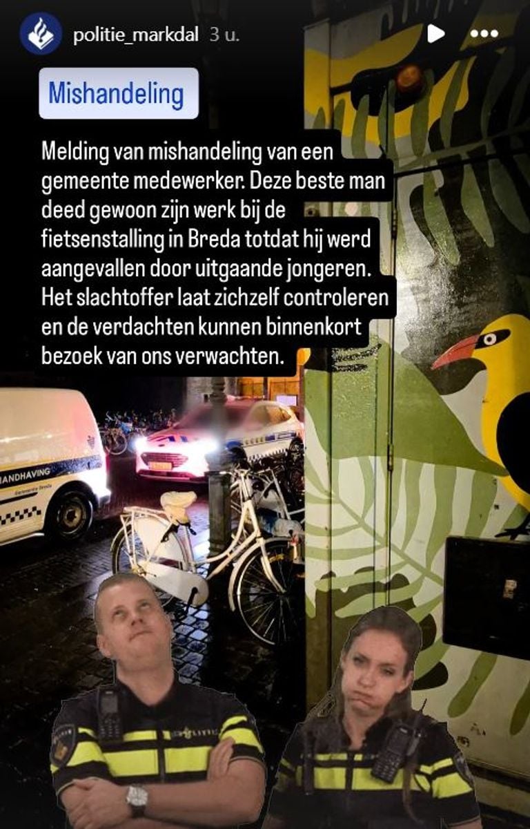 Foto: Instagram politie Markdal