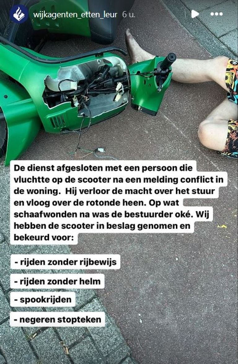 Foto: Instagram wijkagenten Etten-Leur