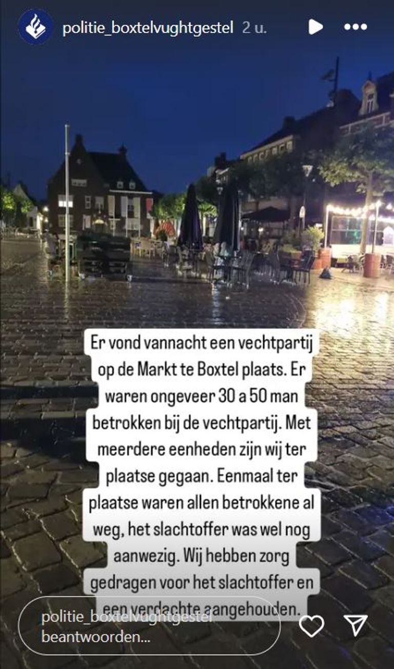 Foto: Instagram politie Boxtel-Vught-Gestel