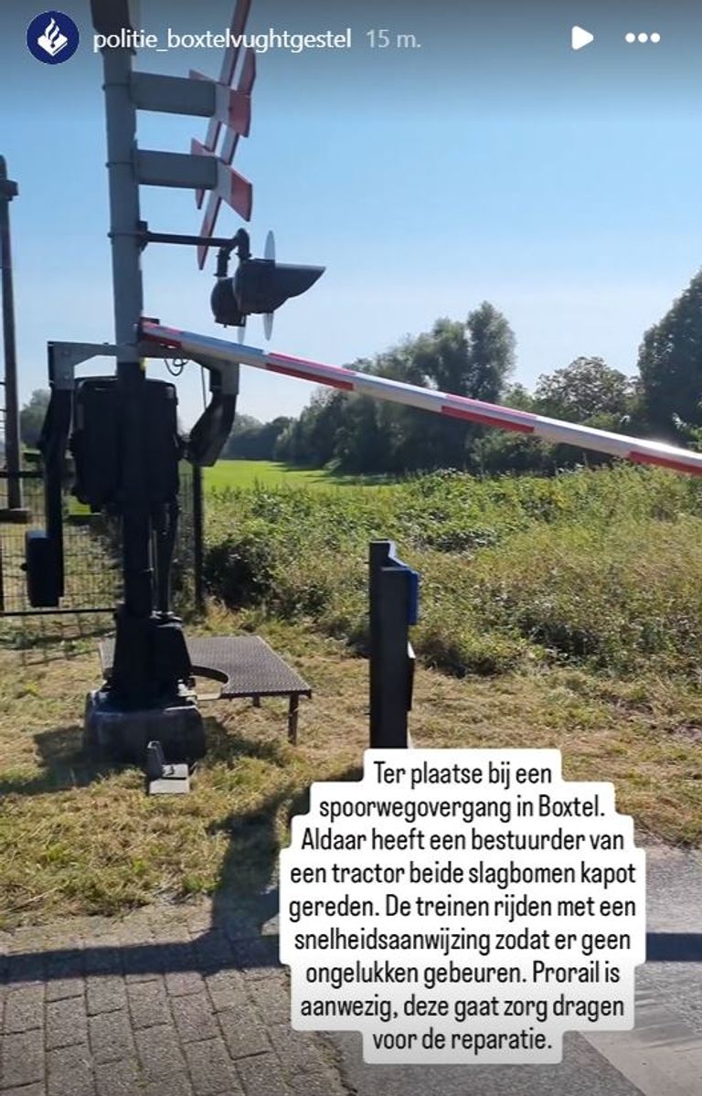 Foto: Instagram politie Boxtel-Vught-Gestel