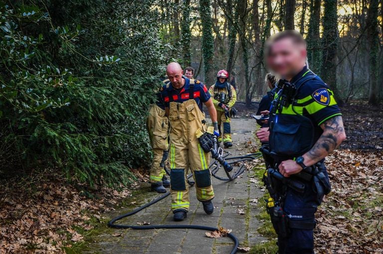 Ook de politie was paraat (foto: Persbureau Heitink).