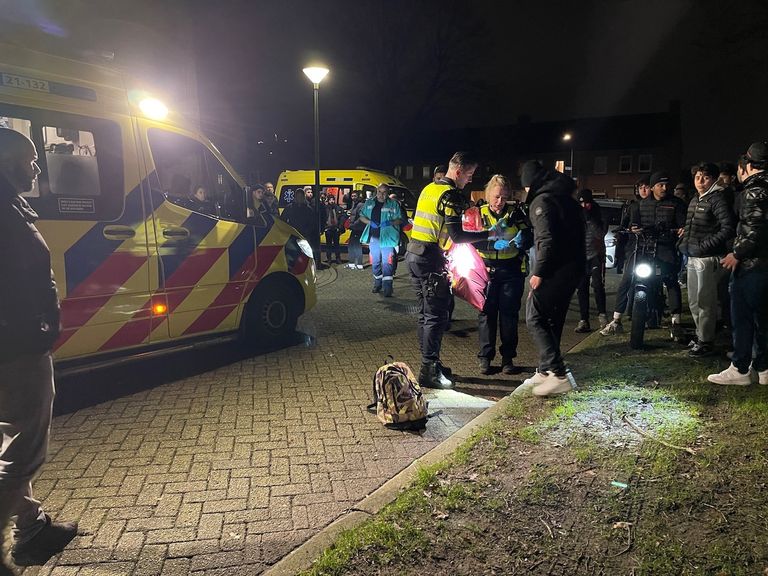 Drie jongeren raakten zwaargewond door vuurwerk in Cuijk (foto: SK-Media).