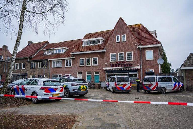 Het café waar de inval was (foto: SQ Vision).