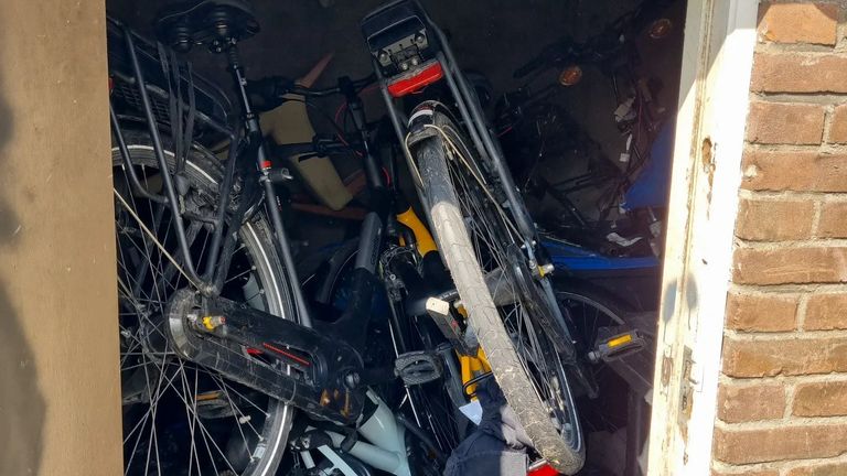De gestolen fietsen (foto: Politie Basisteam Roosendaal).