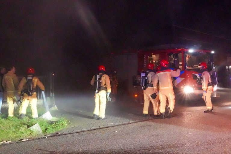 Er worden veel brandweerlieden ingezet (foto: Harrie Grijseels/SQ Vision).