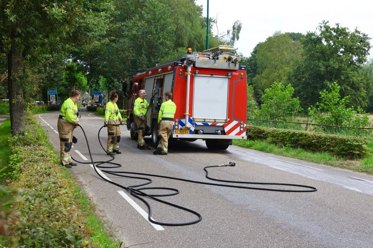 De weg was tijdelijk niet begaanbaar door de werkzaamheden