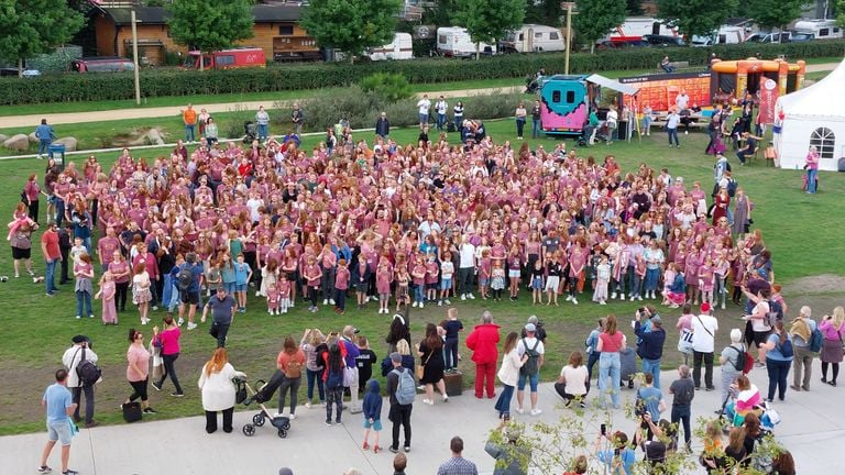 De groepsfoto in de maak (foto: Tom Berkers).