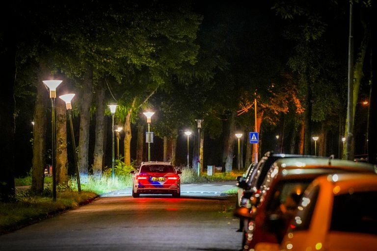 Veel eenheden zochten naar de dader vannacht (foto: SQ Vision)