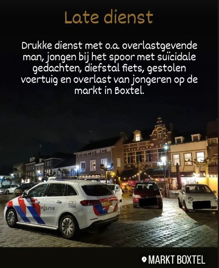 Foto: Instagram wijkagent Berlicum-Middelrode