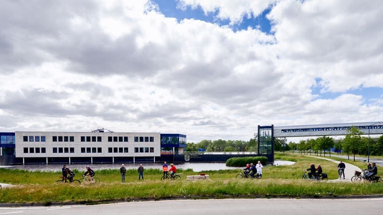 Ad fietste met zijn vrouw ook langs Bavaria (foto: Joost Duppen).