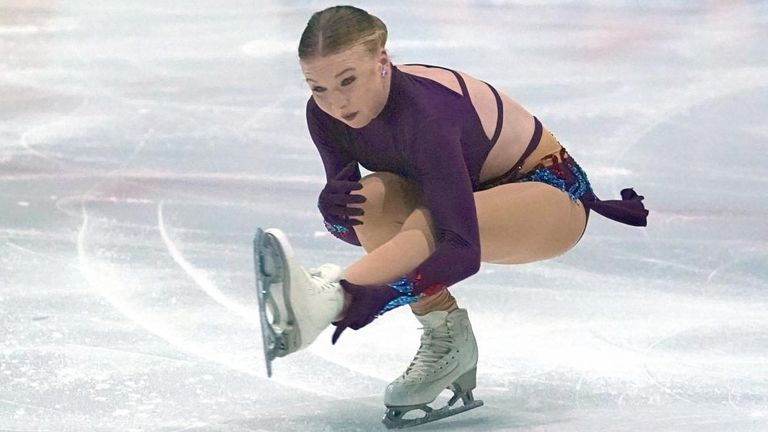 Lindsay van Zundert op het WK kunstschaatsen