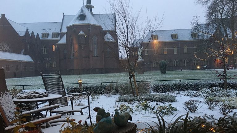 Koning Winter was ook te gast in Koningsoord in Berkel-Enschot (foto: Marianne de Leuw-Bremer). 