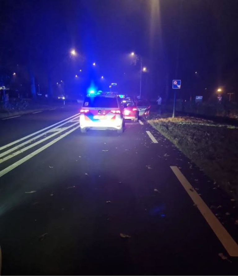 De auto-inbrekers werden aangehouden op de Eerdsebaan in Schijndel (foto: Instagram politie digitaal Meierij).
