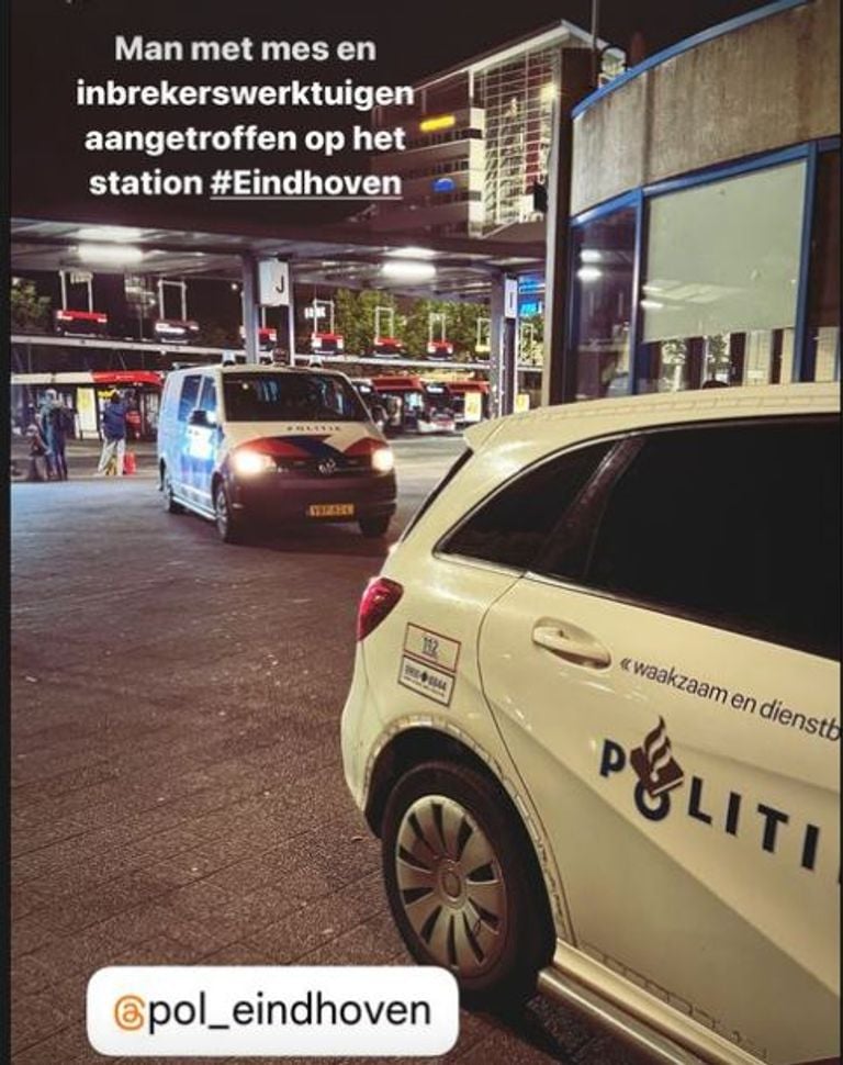 Foto: Instagram politie Frans