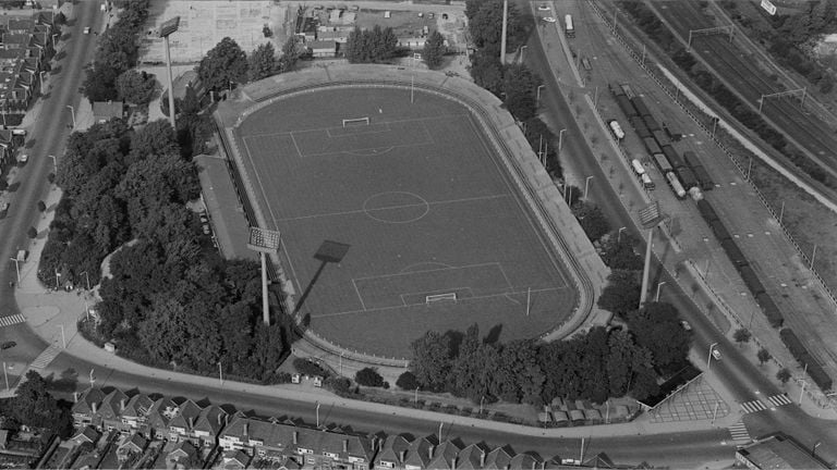 Het Philips Stadion op 17 September 1966 (foto: ANP).