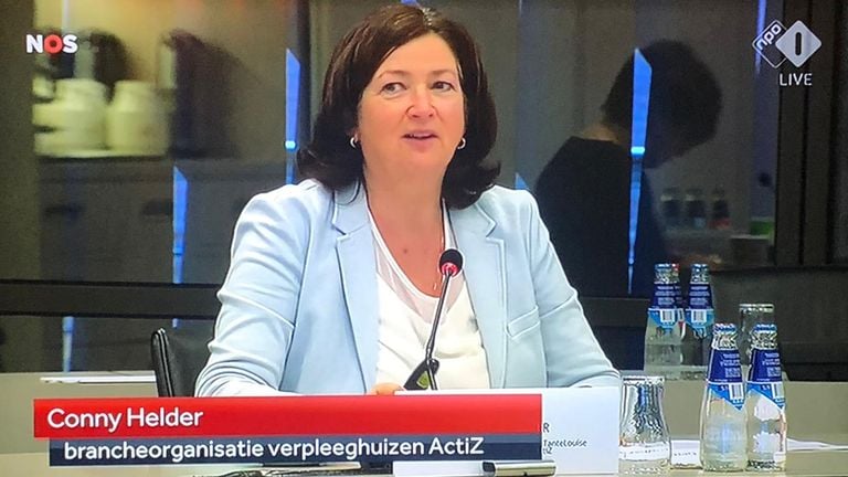 Conny Helder van het Regionaal Overleg Niet Acute Zorg in onze provincie.