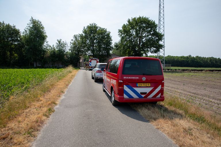 Het meisje raakte gewond aan de Maststraat in Nispen (foto: Christian Traets/SQ Vision).