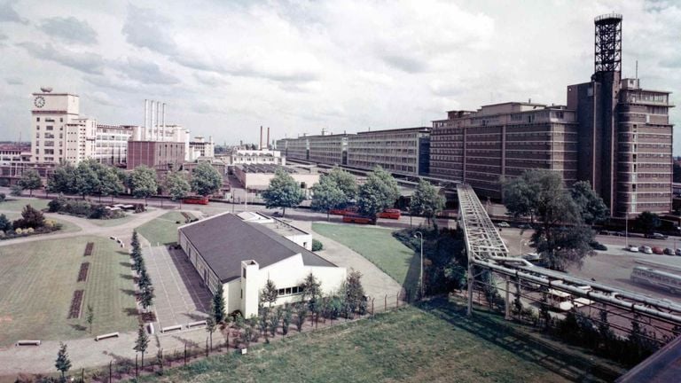 Strijp-S toen het nog van Philips was. Foto: Koninklijke Philips N.V. / Philips Company Archives