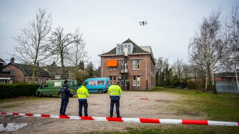 Forensische Opsporing maakt dinsdag dronebeelden voor een reconstructie (foto: SQ Vision).