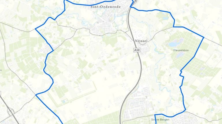 In een straal van drie kilometer rond het besmette bedrijf in Sint-Oedenrode worden pluimveebedrijven onderzocht op vogelgriep (afbeelding: Rijksoverheid).