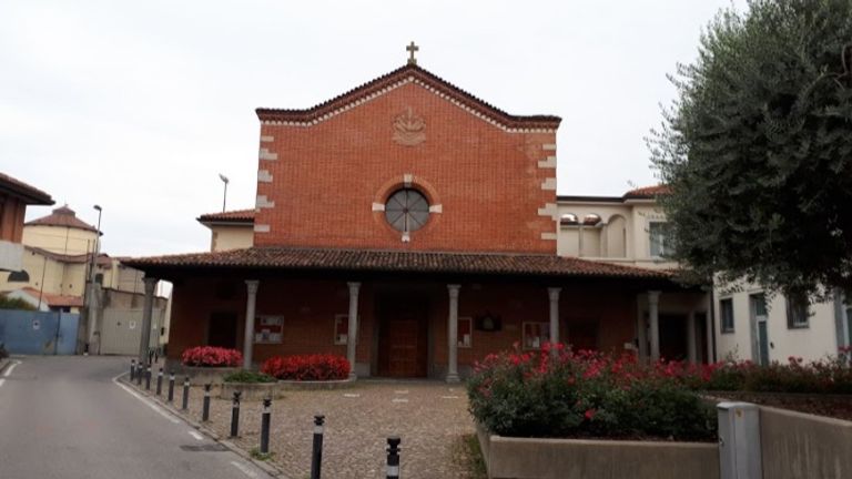 Het kerkje van broeder Riccardo in het centrum van Bergamo (foto: Susanne Kleijssen) 