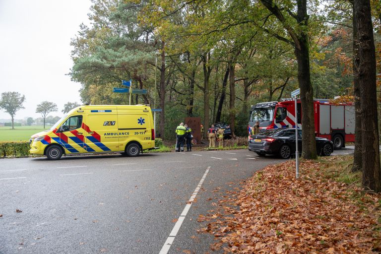 Politie, brandweer en ambulance werden ingezet (foto: Christian Traets/SQ Vision).