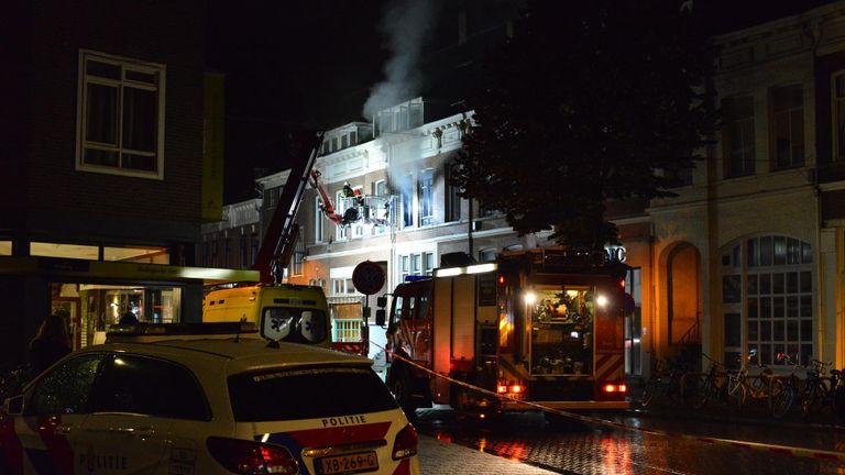 Grote brand in Breda (foto: Perry Roovers/SQ Vision Mediaprodukties).