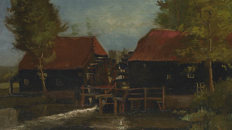 Het schilderij de Collse watermolen, dat voor 3,5 miljoen euro werd aangekocht (foto: archief).