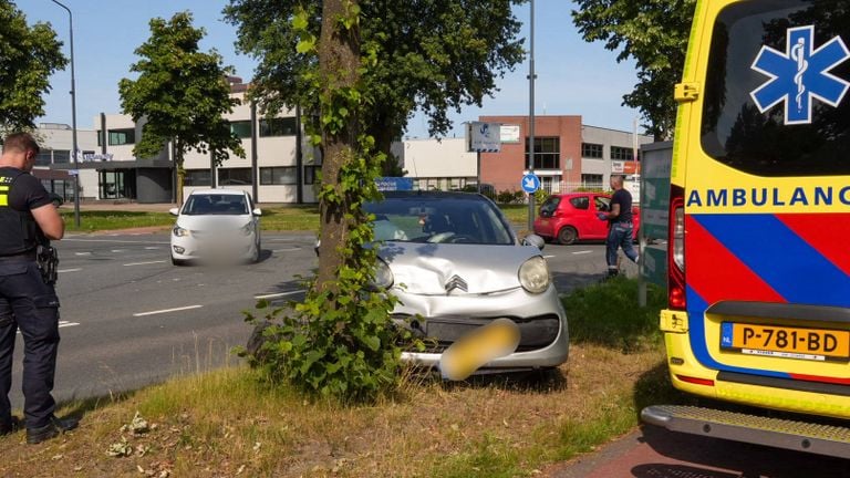 Politie en ambulance werden opgeroepen (foto: Harrie Grijseels/Persbureau Heitink).
