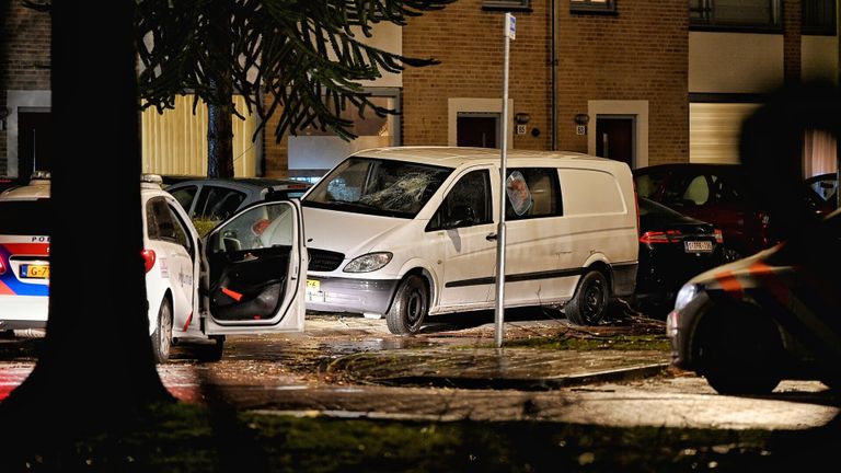 Arrestatie in Tilburg (foto: Toby de Kort/SQ Vision).