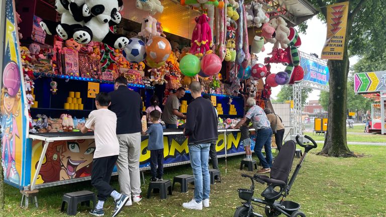 De kinderkermis in Uden (foto: Jos Verkuijlen).