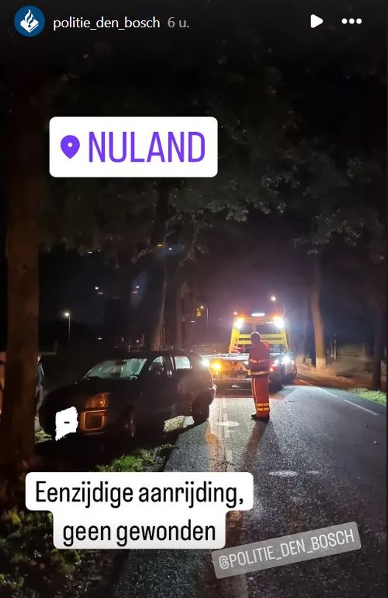 Foto: Instagram politie Den Bosch