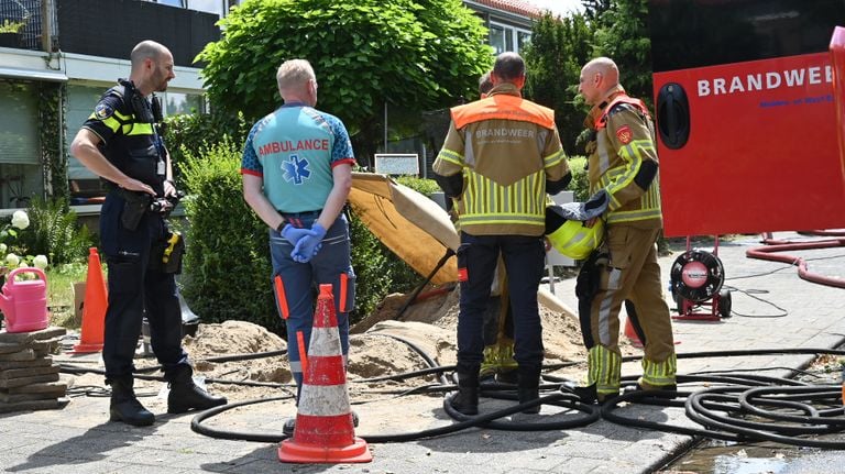 Brand in huis in Breda (foto: Perry Roovers / Persbureau Heitink).