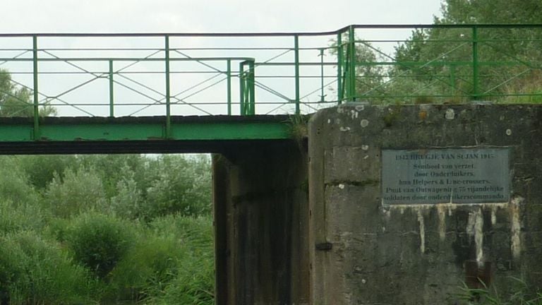 Het Brugje van St. Jan op de Hofmansplaat in de Biesbosch (foto: WikiMedia Commons)