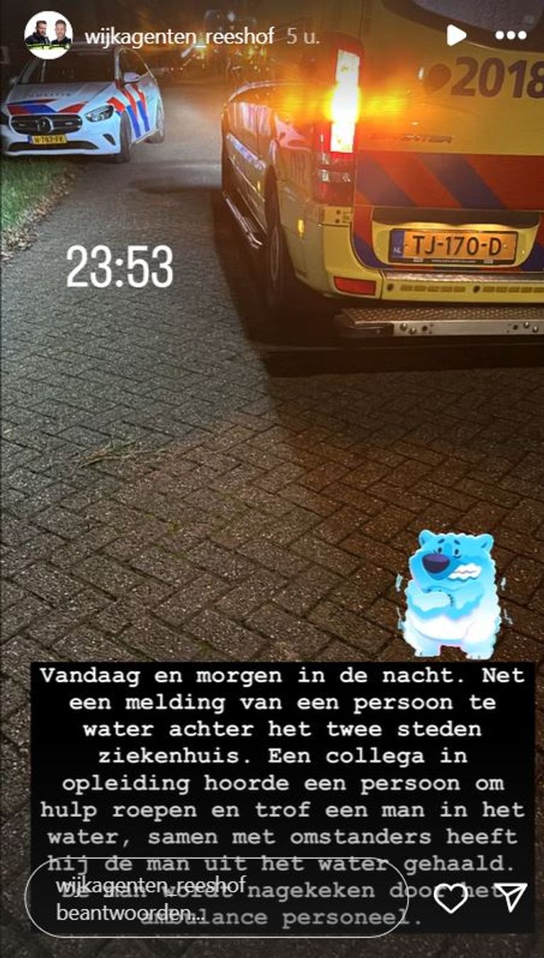 Foto: Instagram wijkagenten Reeshof