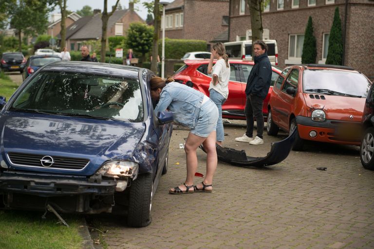 Vrouw veroorzaakt enorme ravage (foto: Walter van Bussel/SQ Vision).