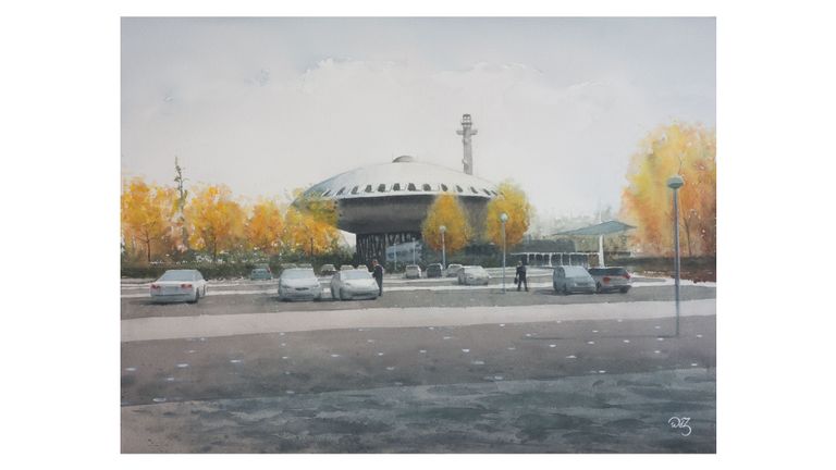 Het Evoluon in Eindhoven (afbeelding: Wout de Zeeuw).