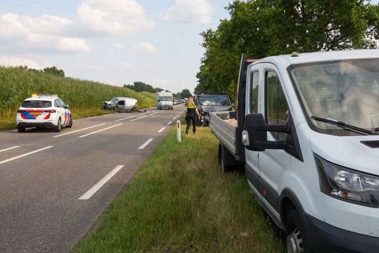 De politie werd ook ingeschakeld (foto: Harrie Grijseels/Persbureau Heitink).