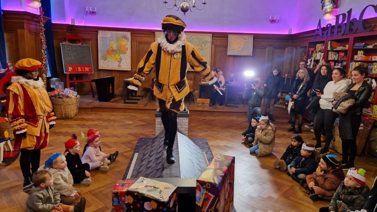 Pietenschool in het Kasteel van Sinterklaas (foto: Noël van Hooft)