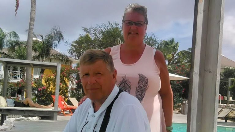 Emile en Anita op Curaçao (privéfoto).