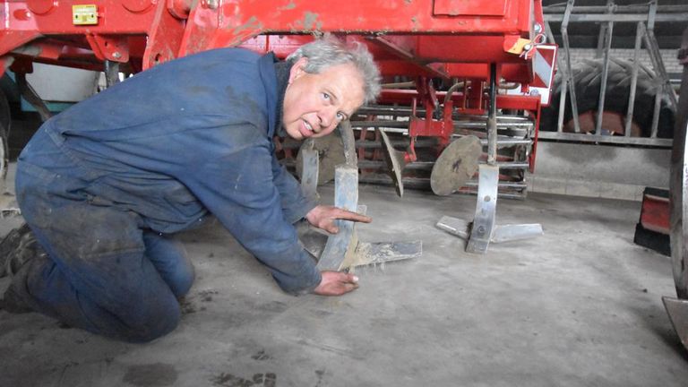 De trotse melkveehouder André Boekhorst (foto: Jochem Sloothaak/Brabants Landschap).