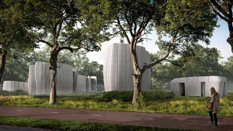 Een indruk van hoe de woningen er moeten gaan zien (beeld: project Milestone).