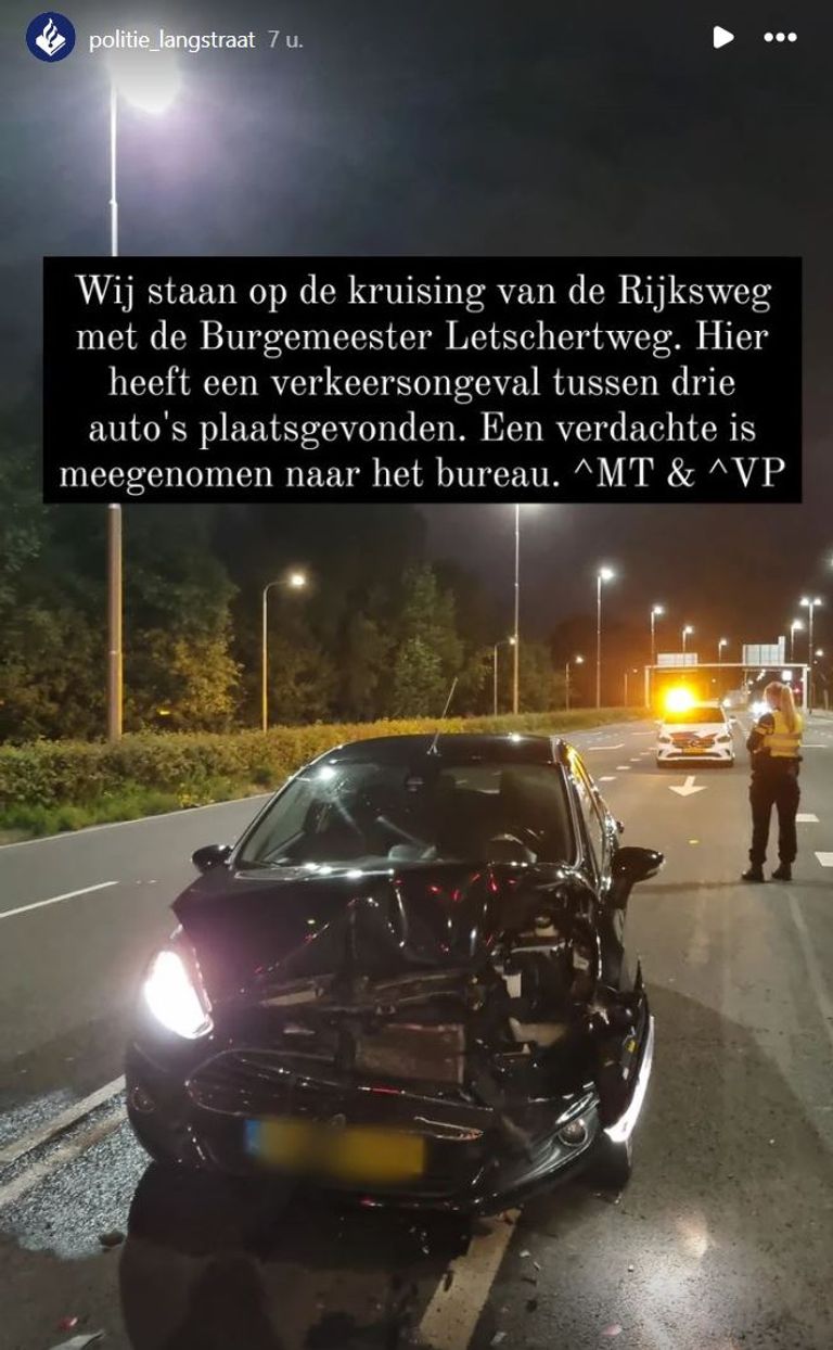 Foto: Instagram politie Langstraat