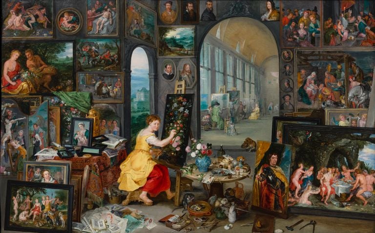 Jan Brueghel II, Allegorie op de schilderkunst (beeld: NoordBrabants museum).