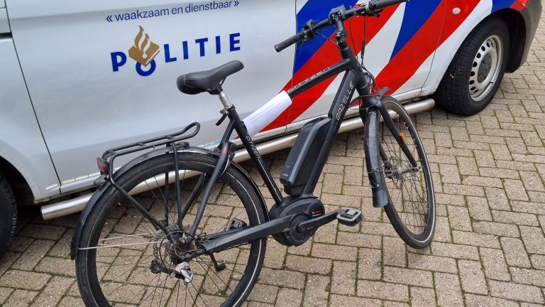 De gestolen fiets die de politie nog niet kon thuisbrengen (foto: politie Basisteam Peelland). 